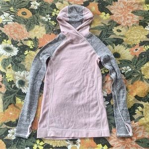 100% Merino Wool XS Akini Hooded Base Layer Fair Isle Like New!